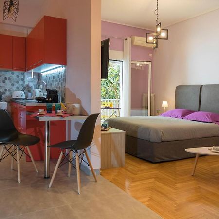 Stylish Modern Studio In The Heart Of Athena Bagian luar foto