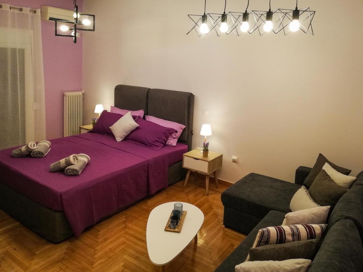 Stylish Modern Studio In The Heart Of Athena Bagian luar foto