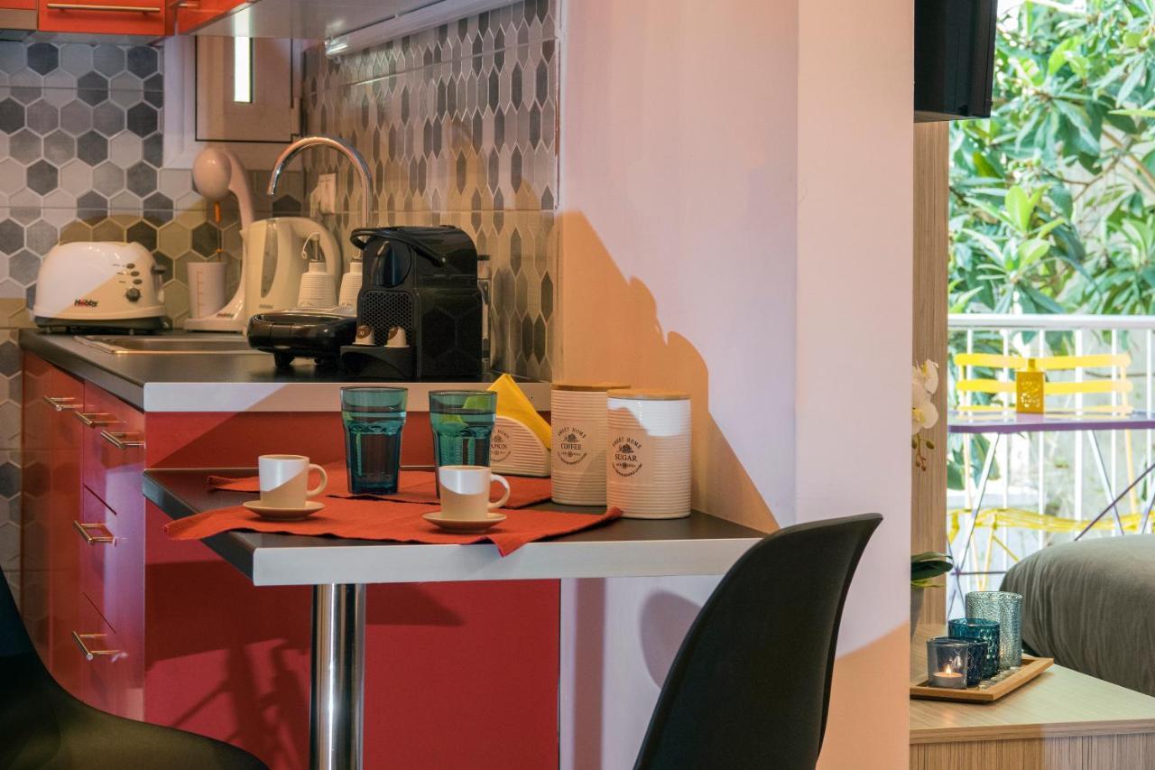 Stylish Modern Studio In The Heart Of Athena Bagian luar foto